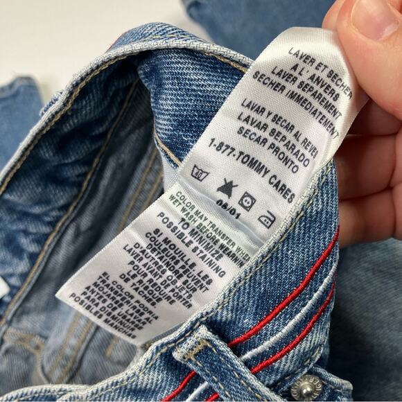 Tommy Hilfiger | Y2K Star Perfect T Jeans Medium Wash Faded Denim Cotton 6 - Picture 7 of 12